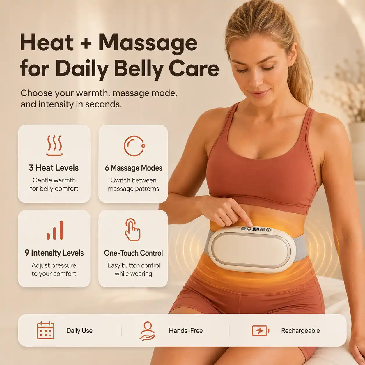 NEW Lazy Fat Rejection Machine Heating Massage Weight Loss