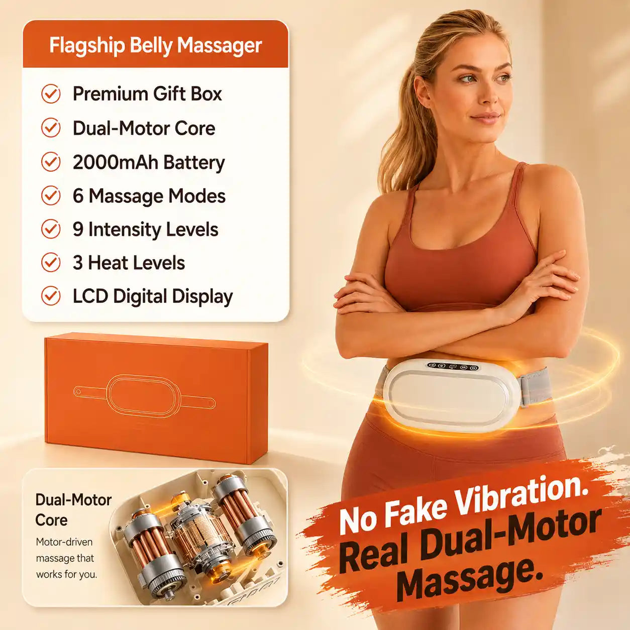 NEW Lazy Fat Rejection Machine Heating Massage Weight Loss