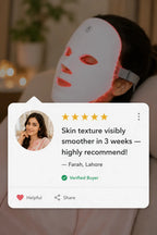 LED Facial Mask – Reduce Wrinkles, Acne & Dark Spots at Home