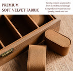 Luxury Watch Box Organizer – Premium Leather Watch Storage Case (allow to open)