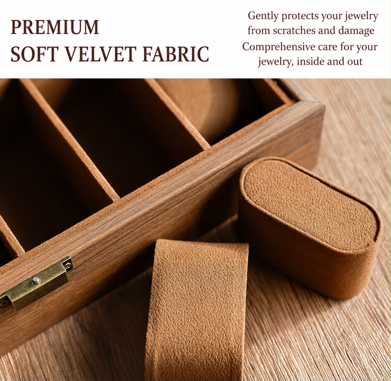 Luxury Watch Box Organizer – Premium Leather Watch Storage Case (allow to open)