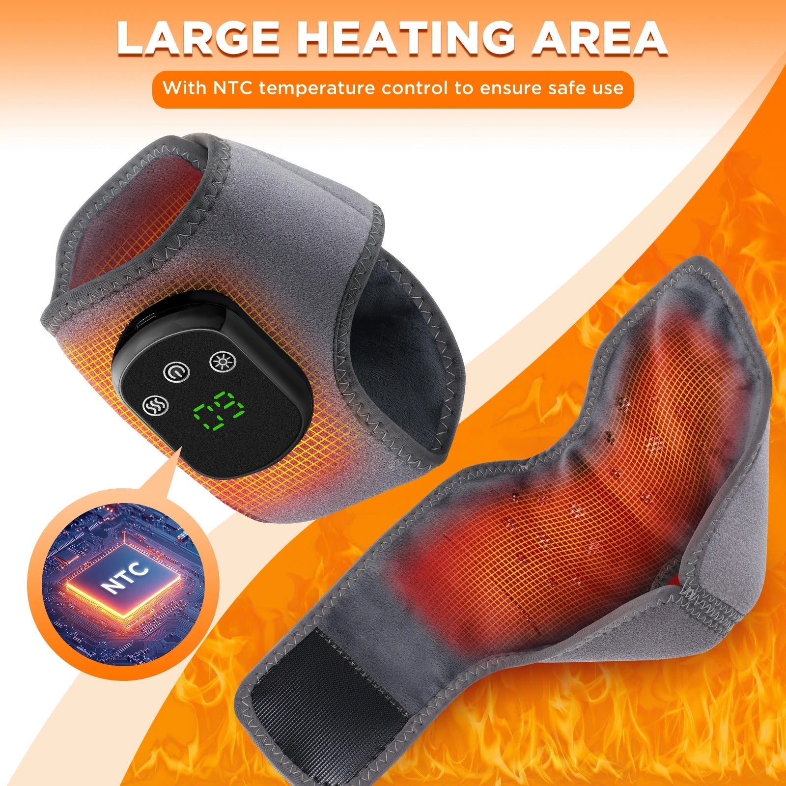 EMSense Triple Therapy Massager — EMS + Heat + Compression For Burning Feet & Poor Circulation
