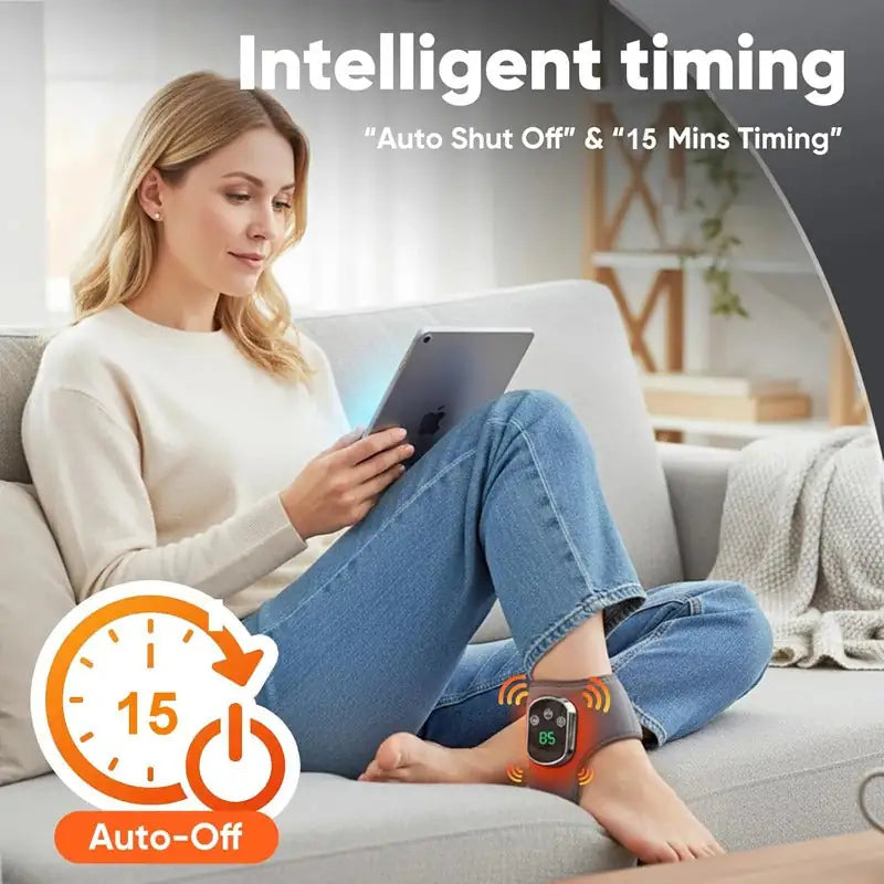 EMSense Triple Therapy Massager — EMS + Heat + Compression For Burning Feet & Poor Circulation