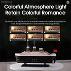 Titanic Ship Humidifier – Jellyfish Smoke Ring Aroma Diffuser with Remote